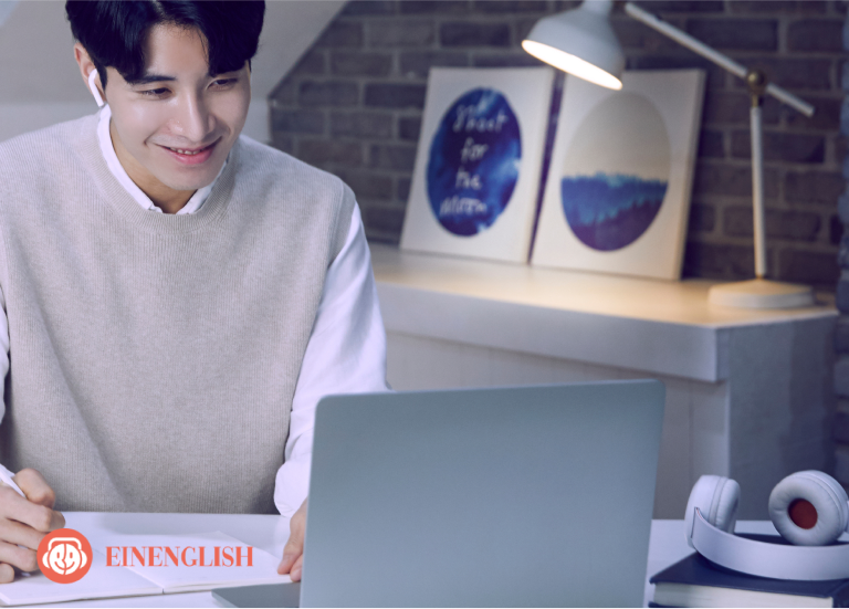 디자인펀치 제작 - 아인 잉글리쉬 Responsive Web/App 메인 비주얼 (모바일)